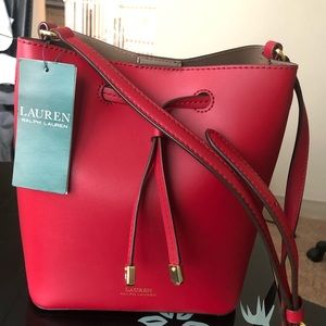 Ralph Lauren red handbag
